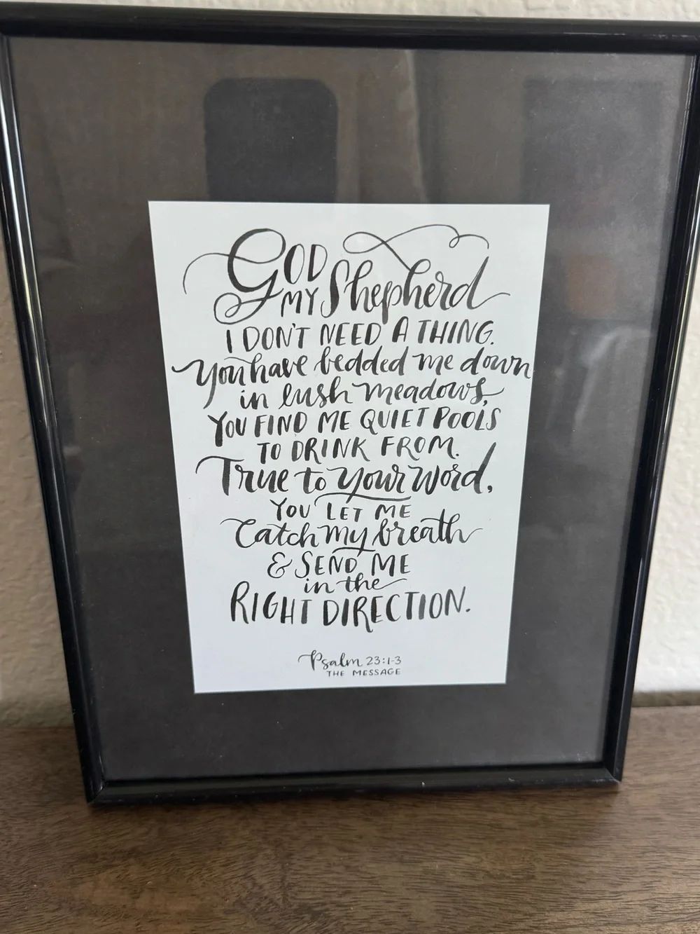 With God All Things Are Possible Matthew Framed Wall Decor